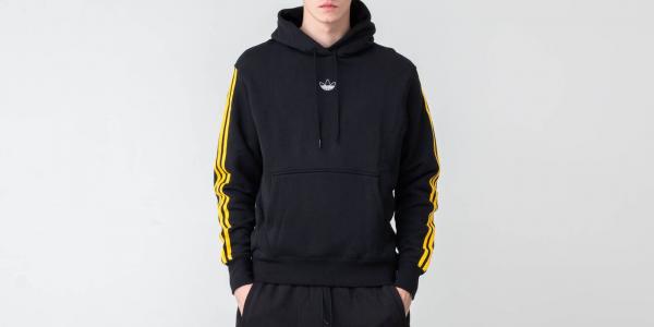adidas Ft Bball Hoodie Black/ Bogold