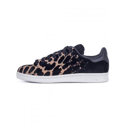 Sneakers - tenisky Adidas Originals STAN SMITH W CBLACK/CBLACK/CARDBO