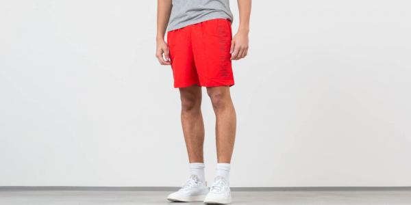 Calvin Klein Medium Drawstring Swim Shorts Flame Scarlet