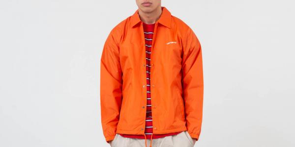 Carhartt WIP Script Coach Jacket Pepper/ Wax