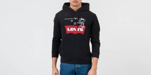 Levi's® X Peanuts Snoopy Graphic Hoodie Black