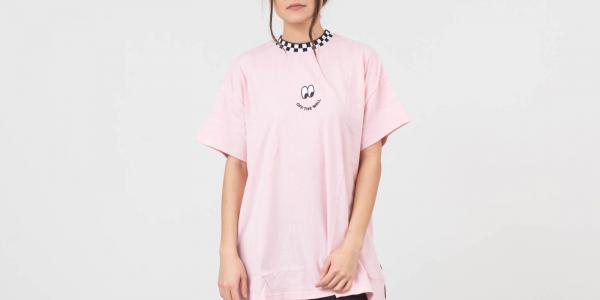 Vans x Lazy Oaf Off The Wall Tee Almond Blossom