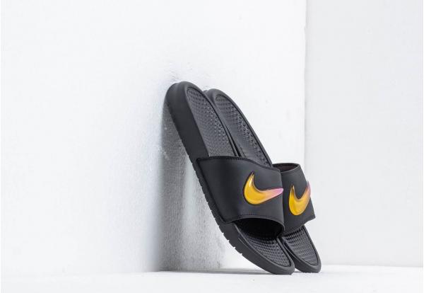 Nike Benassi Jdi Se Black/ Amarillo-Hyper Violet