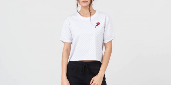 Vans Leila Check Top White Checkerboard