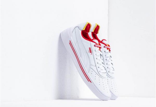Puma Cali-0 Drive Thru CC White/Blazing Yellow/ High Risk Red