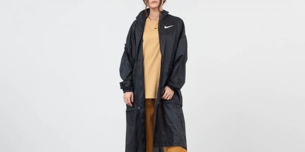 Nike Sportswear Swoosh Woven Jacket Black/ White