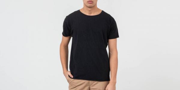 Nudie Jeans Roger Slub Tee Black