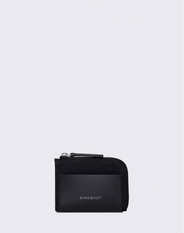 Sandqvist Elof Black with Black Leather