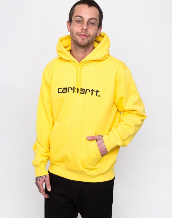 Carhartt WIP Hooded Sweat Primula/Black L