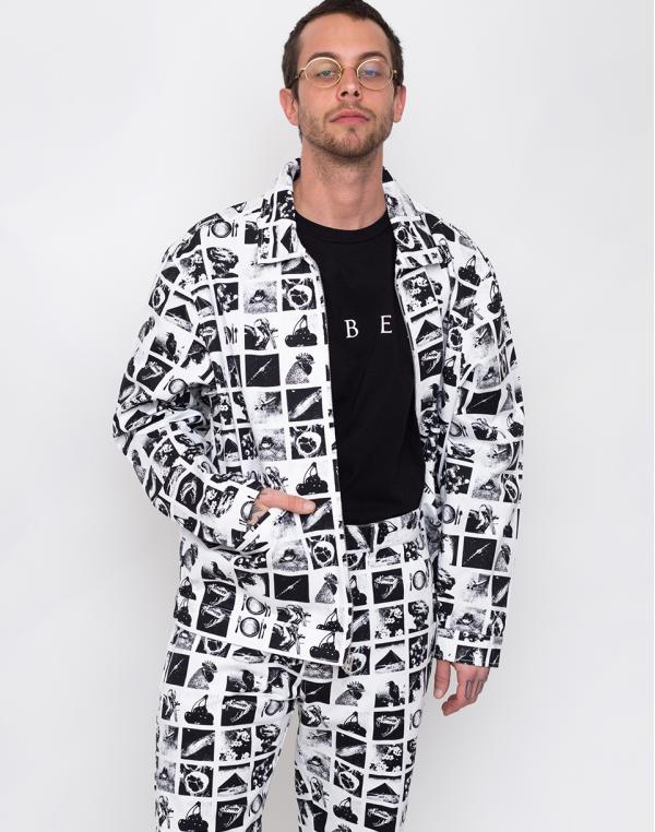Obey Chaos Trucker Zine White M