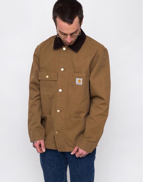 Carhartt WIP Michigan Coat Hamilton Brown rinsed M