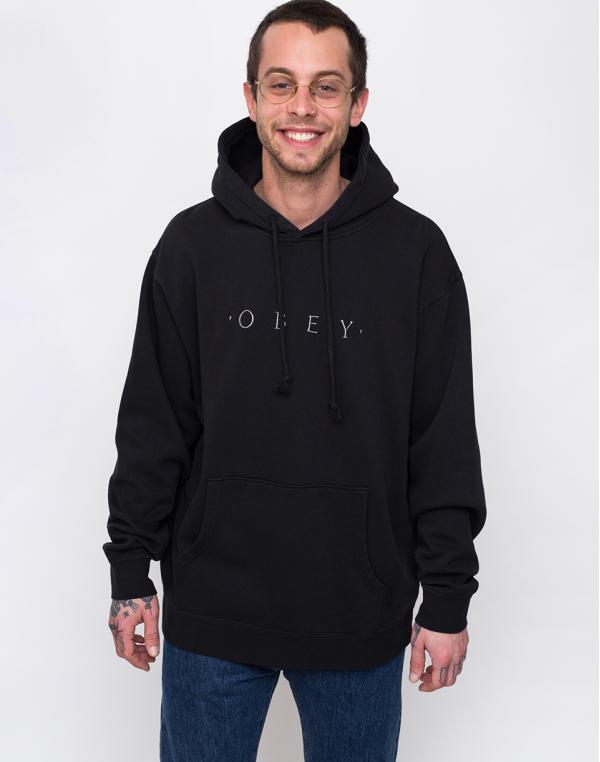 Obey Novel Pigment Hood Dusty Black L