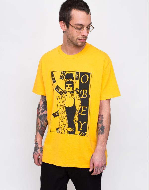 Obey Surrounded Dusty Baked Yellow L