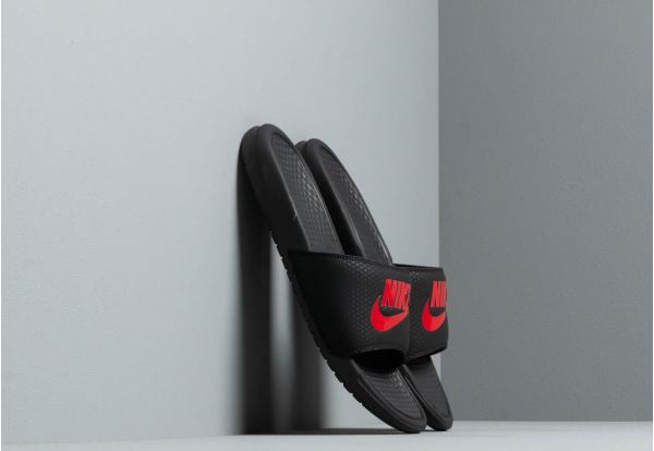 Nike Benassi Jdi Black/ Challenge Red