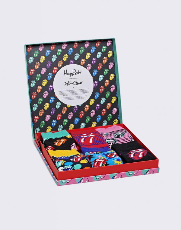 Happy Socks Rolling Stones Box Set XRLS10-0100 36-40