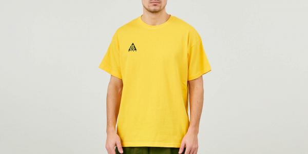 Nike ACG Logo Tee NRG Amarillo/ Black