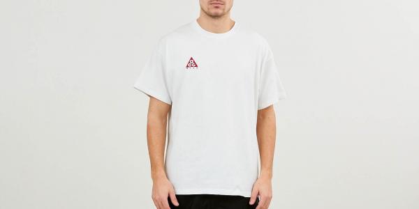 Nike ACG Logo Tee NRG Summit White/ Rush Pink
