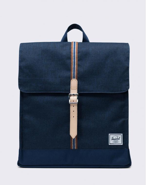 Herschel Supply City Mid-Volume Medieval Blue Crosshatch/ Medieval Blue