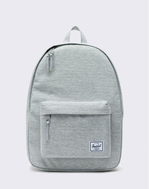 Herschel Supply Classic Mid-Volume Light Grey Crosshatch