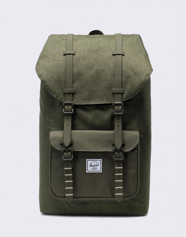 Herschel Supply Little America Olive Night Crosshatch/ Olive Night