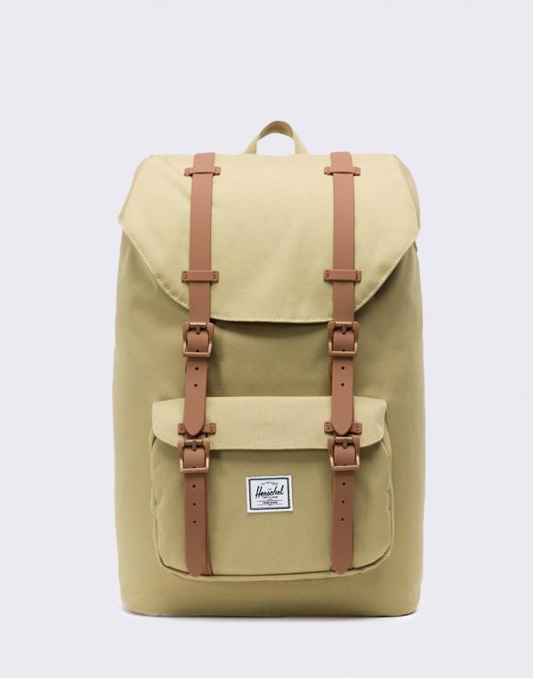 Herschel Supply Little America Mid-Volume Kelp/ Saddle Brown