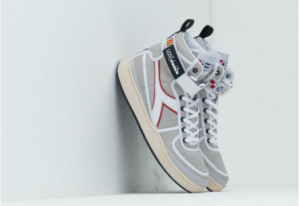 Diadora x LC23 Mi Basket Sailing Nylon Silver Metalized