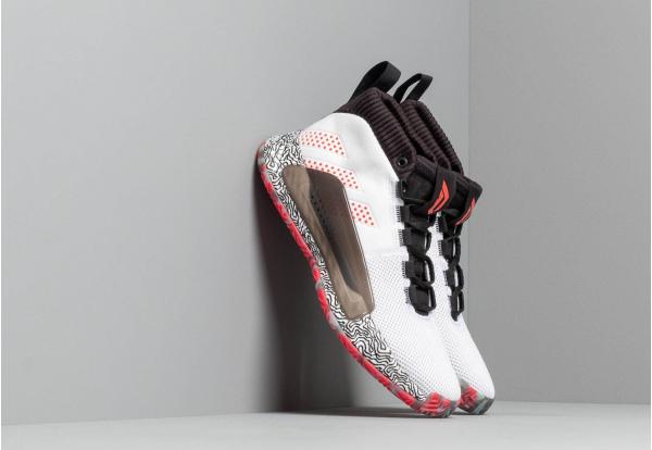 adidas Dame 5 Ftw White/ Shock Red/ Clear Mint