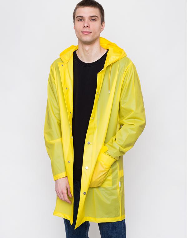 Rains Hooded Coat Foggy Yellow S/M
