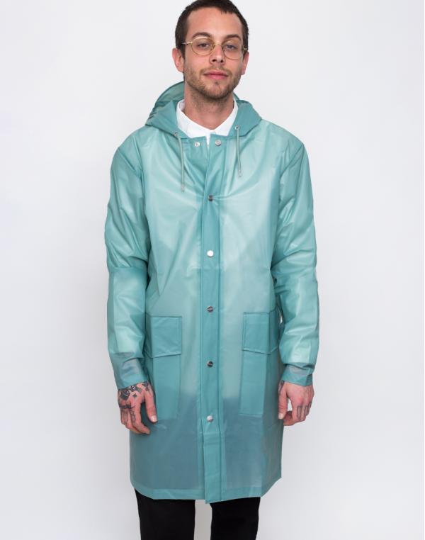Rains Hooded Coat Foggy Dusty Mint XS/S