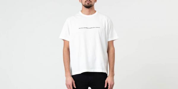 Our Legacy New Box Tee Logo Print White