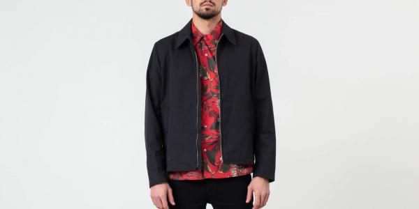 Norse Projects Elliot Compact Twill Jacket Dark Navy