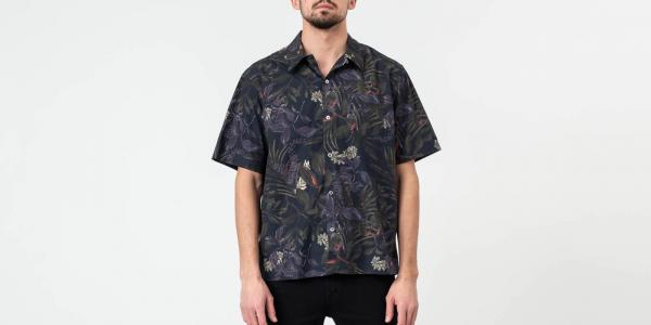 Norse Projects Carsten Print Shirt Dark Navy