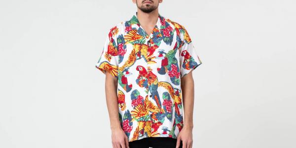 Levi's® Cubano Parrots Shirt Brilliant White