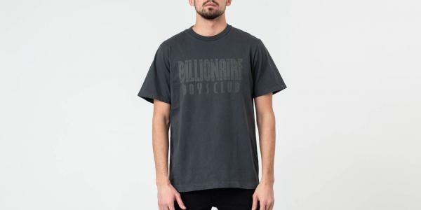 Billionaire Boys Club Overdyed Straight Logo Tee Black