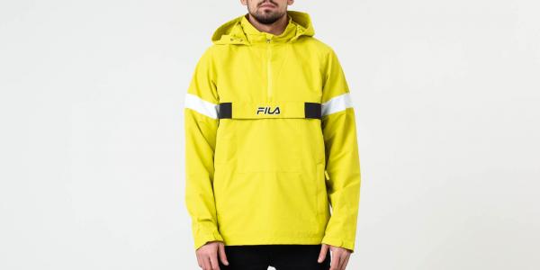 FILA Timmothy Woven Anorak Sulphur Spring/ Black/ Bright White