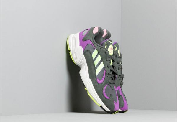 adidas Yung-1 Legend Ivy/ Hi-Res Yellow/ Active Purple