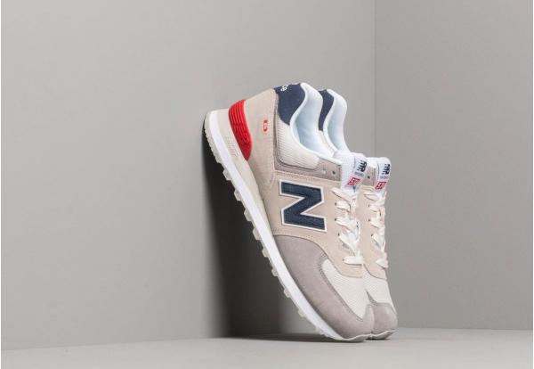 New Balance 574 Grey/ Blue/ Red