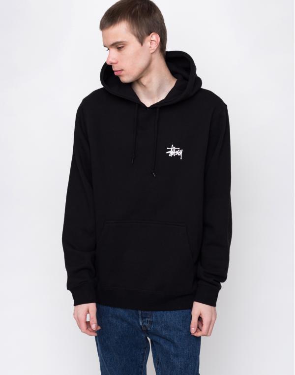 Stüssy Basic Hood Black XL