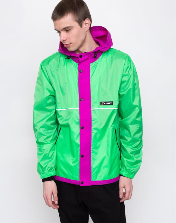 Stüssy Honeycomb Hooded Jacket Green L