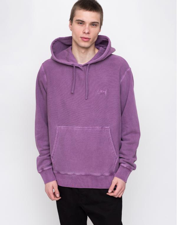 Stüssy Stock Logo Hood Purple L