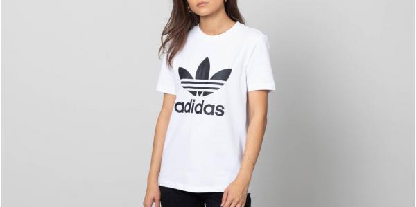 adidas Trefoil Tee White/ Black