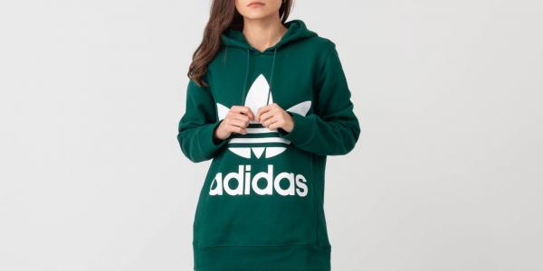 adidas Trefoil Hoodie Collegiate Green