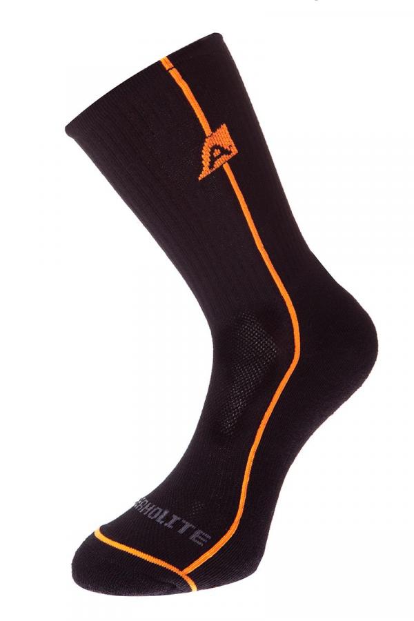 ALPINE PRO BANFF 3 ORANŽOVÁ / ČERVENÁ Unisex Ponožky M