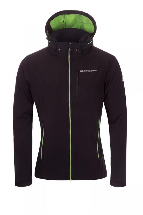 ALPINE PRO NOOTK 4 NEUTRÁLNÍ / ZEMITÁ Pánská Softshellová Bunda S