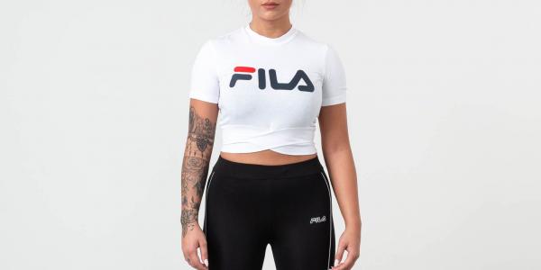 Fila Roxy Belted Turtle Neck Top Bright White