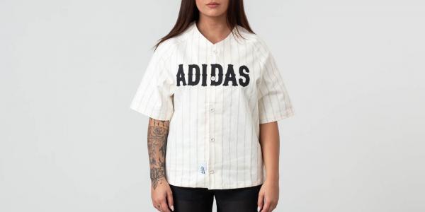 adidas Baseball Jersey Chalk White/ Raw White