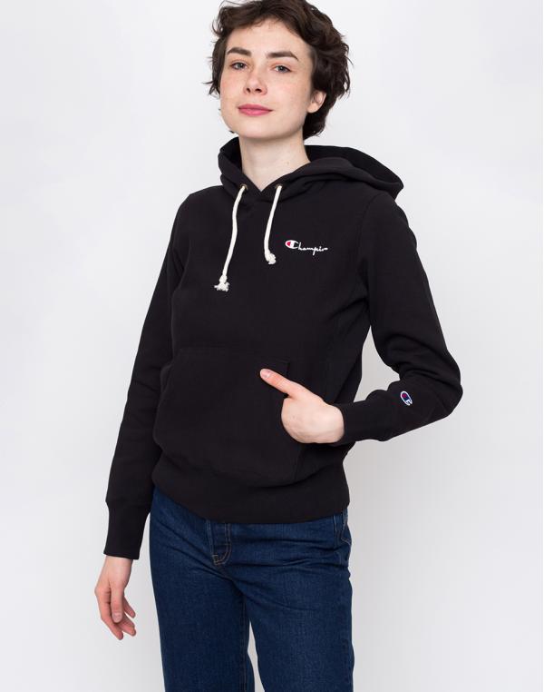 Champion Hooded Sweatshirt Black XS