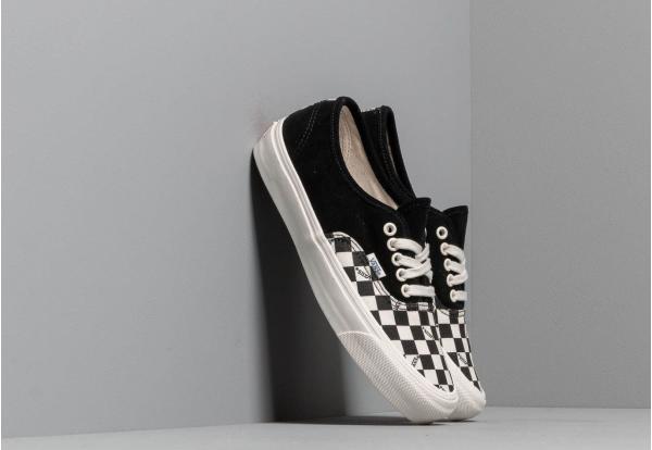 Vans OG Authentic LX (Suede/ Canvas) Black/ Checkerboard
