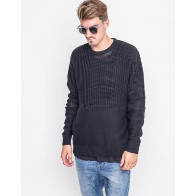Svetr Zanerobe Tribeca Crew Knit BLACK