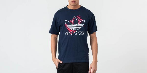 adidas Trefoil Art Tee Collegiate Navy